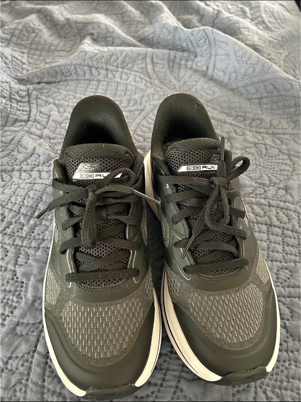 Skechers GO RUN Women’s Green and White Athletic Running Shoes